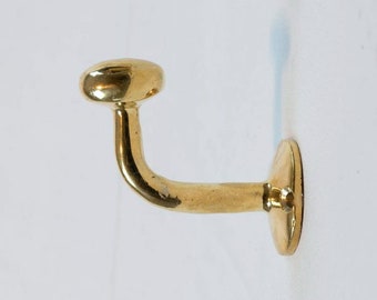 Unlacquered brass decorative Hook - Unique Brass Wall Hooks- Boho  Wall Hooks, Antique Hooks, Coat Hooks, Towel hooks, buddy hooks