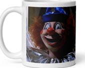 Poltergeist 1982 80s Horror Movie Scary Evil Clown Nostalgic Coffee Mug Tea 11oz Cup Gen-X Creepy Clowns Cult Classic Gift Idea