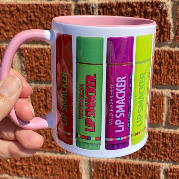 90s Lip Smackers Girly Chapstick Mug Lipsmacker Girl Nostalgia Millennial Holiday Gift Idea Bonne Bell