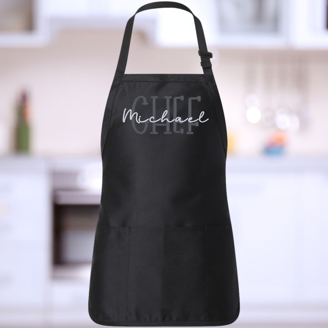 Personalized Embroidered Apron Custom Embroidered Apron Etsy