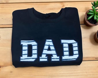 Personalized Dad Sweatshirt | Baby Clothes Appliqué Keepsake