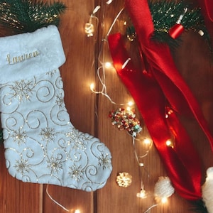 Personalisierte Weihnachtsstrümpfe; Benutzerdefinierte Familienstrümpfe; Weihnachtsstrümpfe mit Name