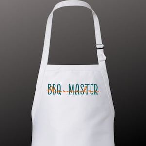 Personalized Embroidered Apron; Custom Embroidered Apron - Perfect Gift for Cooking Enthusiasts