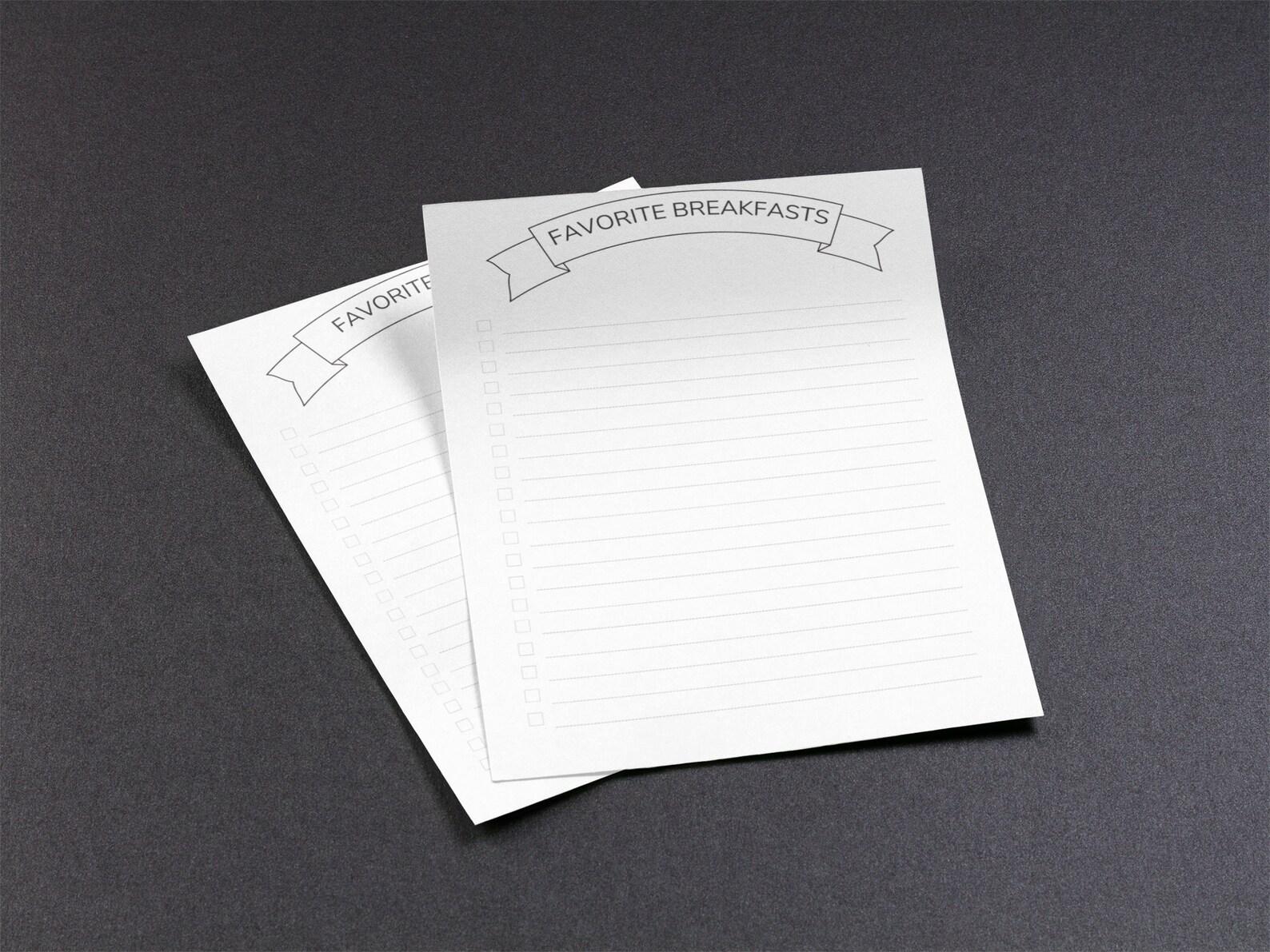 Printable Favorite Meals Sheet, Instant Download, Printable Favorites ...