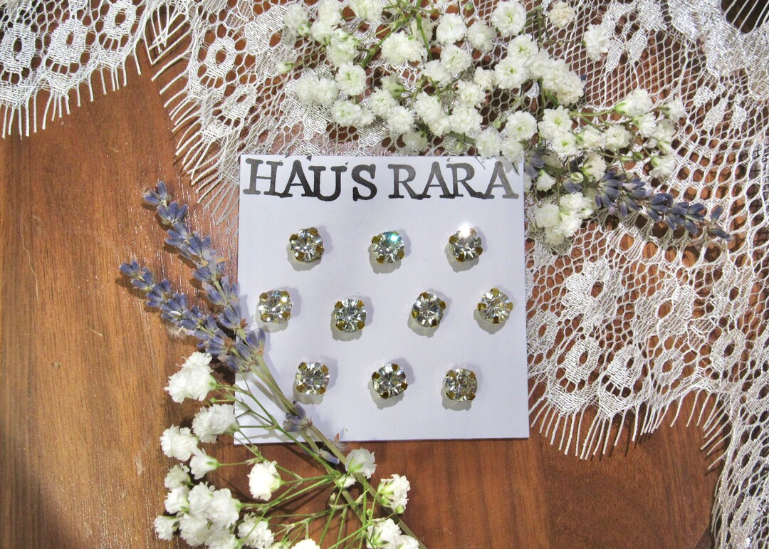 Classic Gold Crystal Bridal Veil Weights Faux Crystal Design Etsy