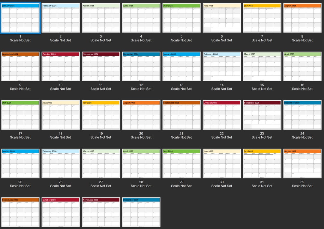 2024 2026 Project Calendar Schedule Etsy 2024 2026 Project Calendar Schedule Etsy