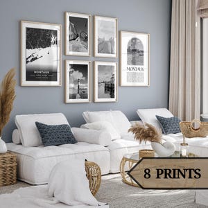 Montauk print,montauk wall art,montauk poster,montauk artwork,montauk ny,set of 8 black and white digital prints of montauk in new york.