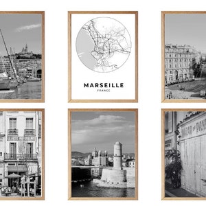 Marseille print, marseille poster, marseille art, vintage france print, france digital print, france photograph.