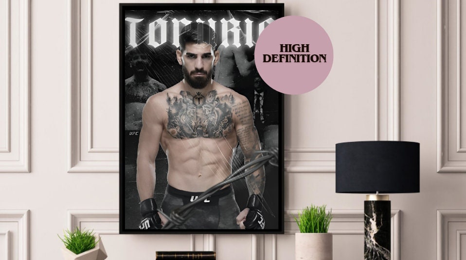 Ufc Poster,ilia Topuria,set of 8 Poster of Ilia Topuria for Ufc Fans