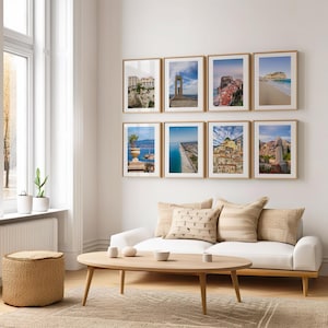 Calabria italy poster,calabria print,calabria art,calabria photo,calabria photo,set of 8,cities of calabria italy.