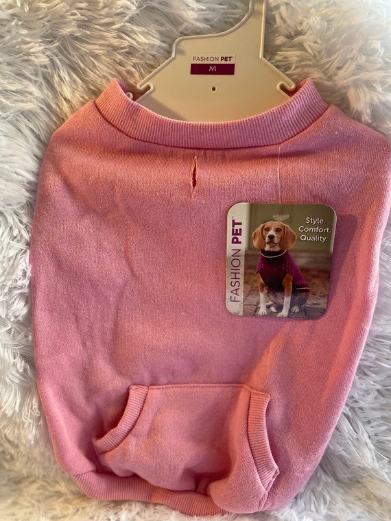 PINK DOG SWEATER Etsy