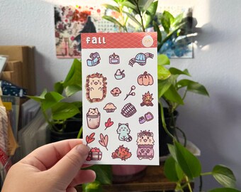 fall sticker sheet