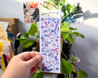 Pastell Galaxie Aufkleber - Planner Stickers, Scrapbooking, Kawaii