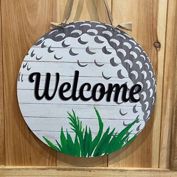 Golf Ball Yard Decor Etsy