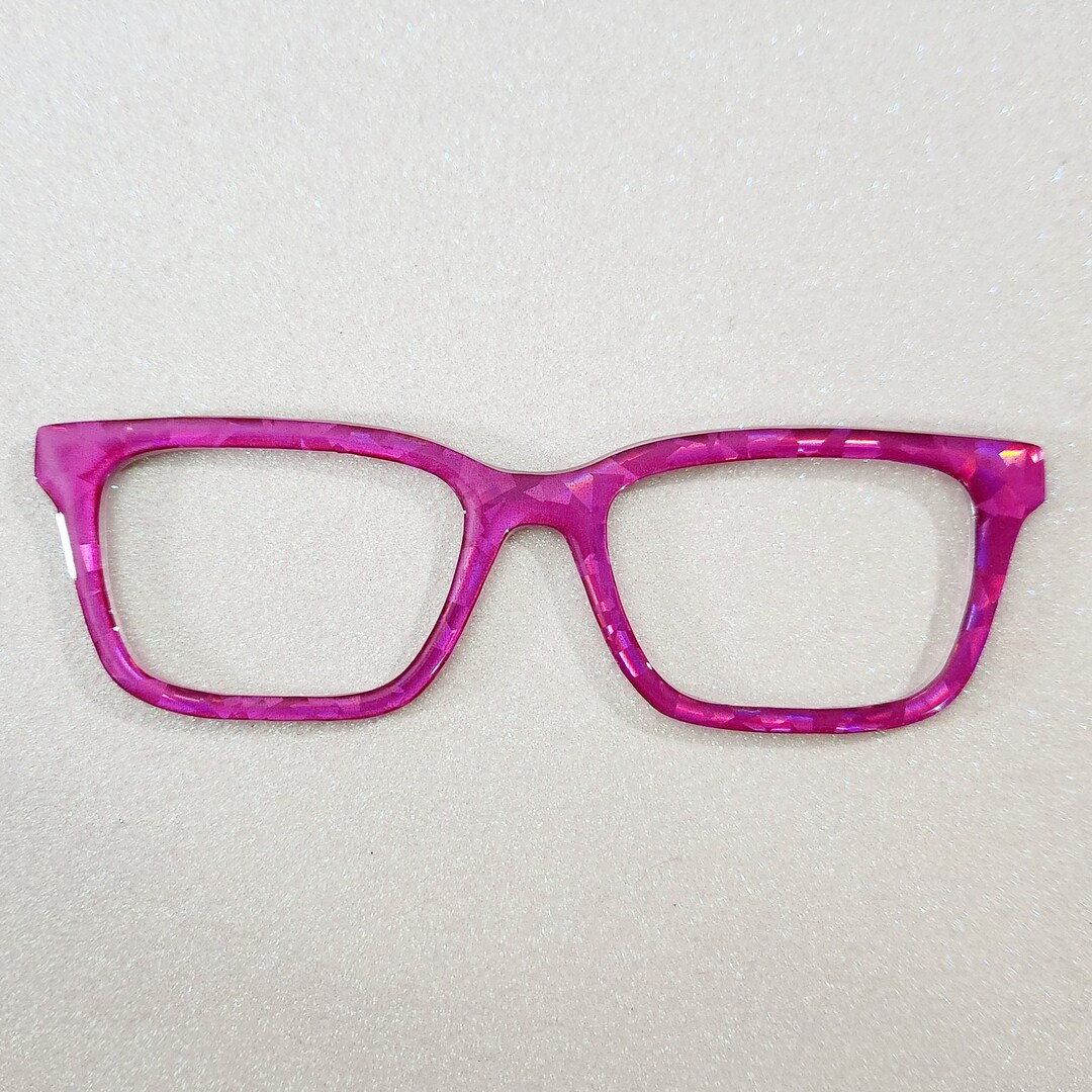 Magenta Crystal Custom Glasses Topper Etsy