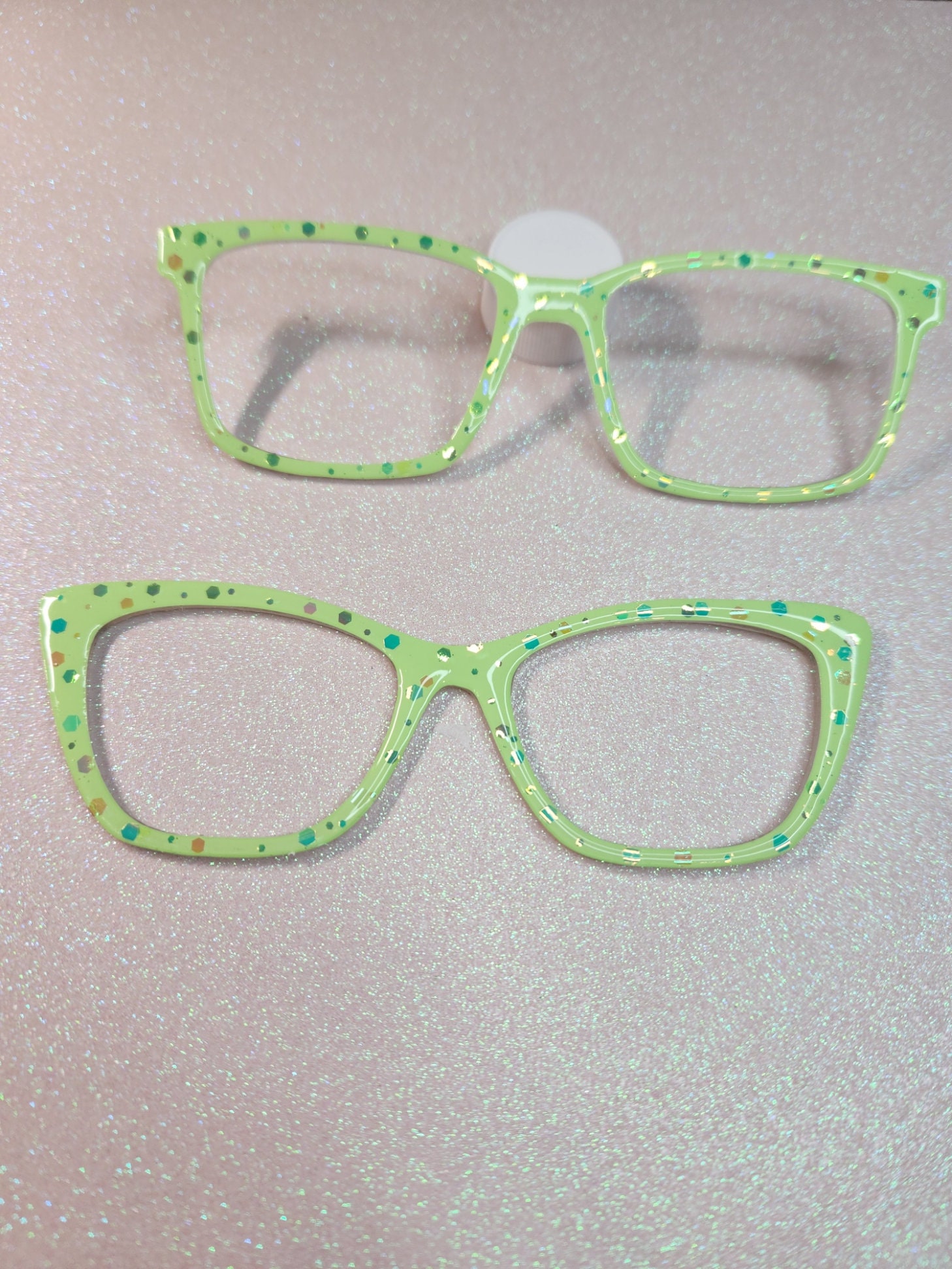 Glow in the Dark Custom Glasses Topper Etsy