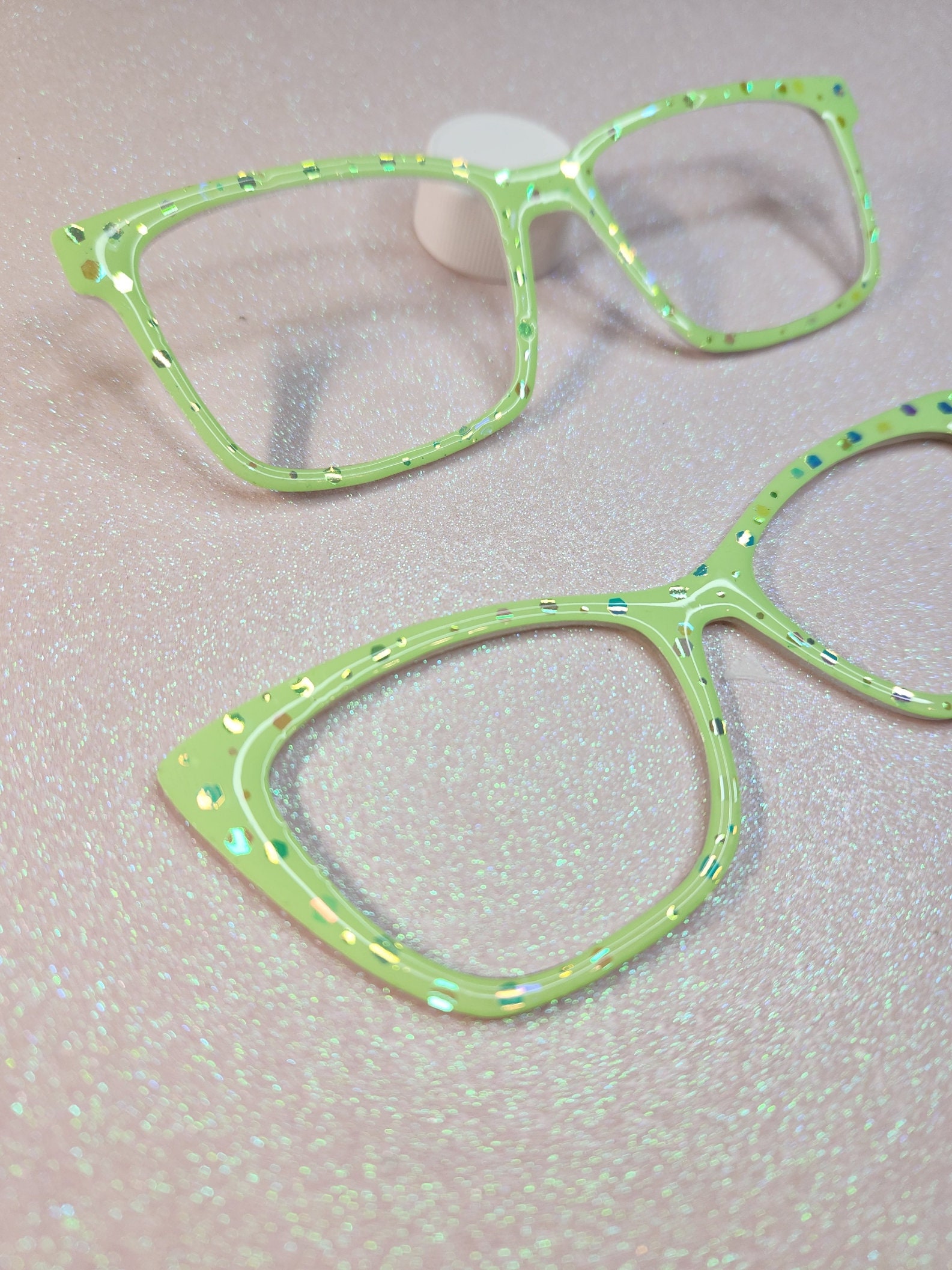Glow in the Dark Custom Glasses Topper Etsy