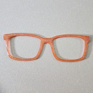 Iridescent Orange Magnetic Glasses Topper