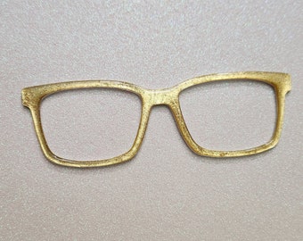 Gold Glitter Magnetic Glasses