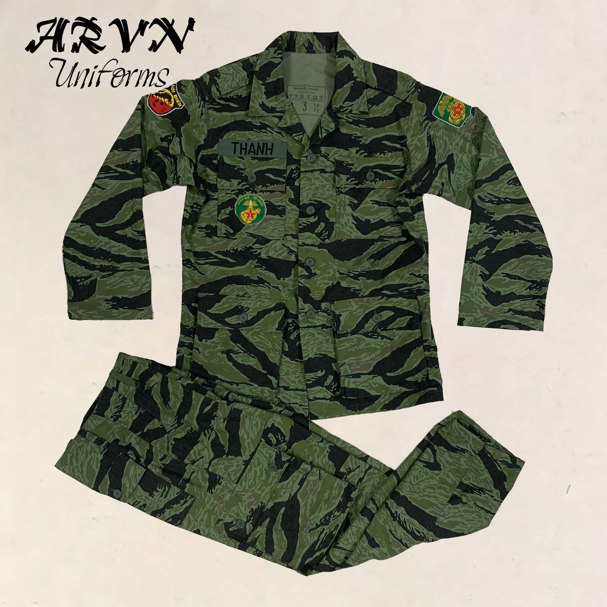 1960s US ARMY vietnam tiger stripe ビンテージ Vintage 1960s 1970s ARVN Tiger Stripe Camouflage Cargo Pants