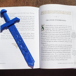 Custom Sword Bookmark 3D Printed - Etsy