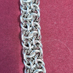 Handmade Stainless Steel Chainmail Wallet Chain - Multiple Weaves, Durable