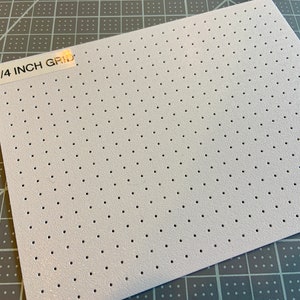 Template ONLY for Paper Embroidery - "1/4 Inch Grid"