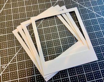 Faux Polaroid Picture Frames for Junk Journals and Art Journals