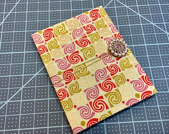 Small Watercolor Accordion Journal - Wingdings