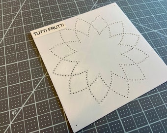 Tutti Frutti - Template ONLY for Paper Embroidery