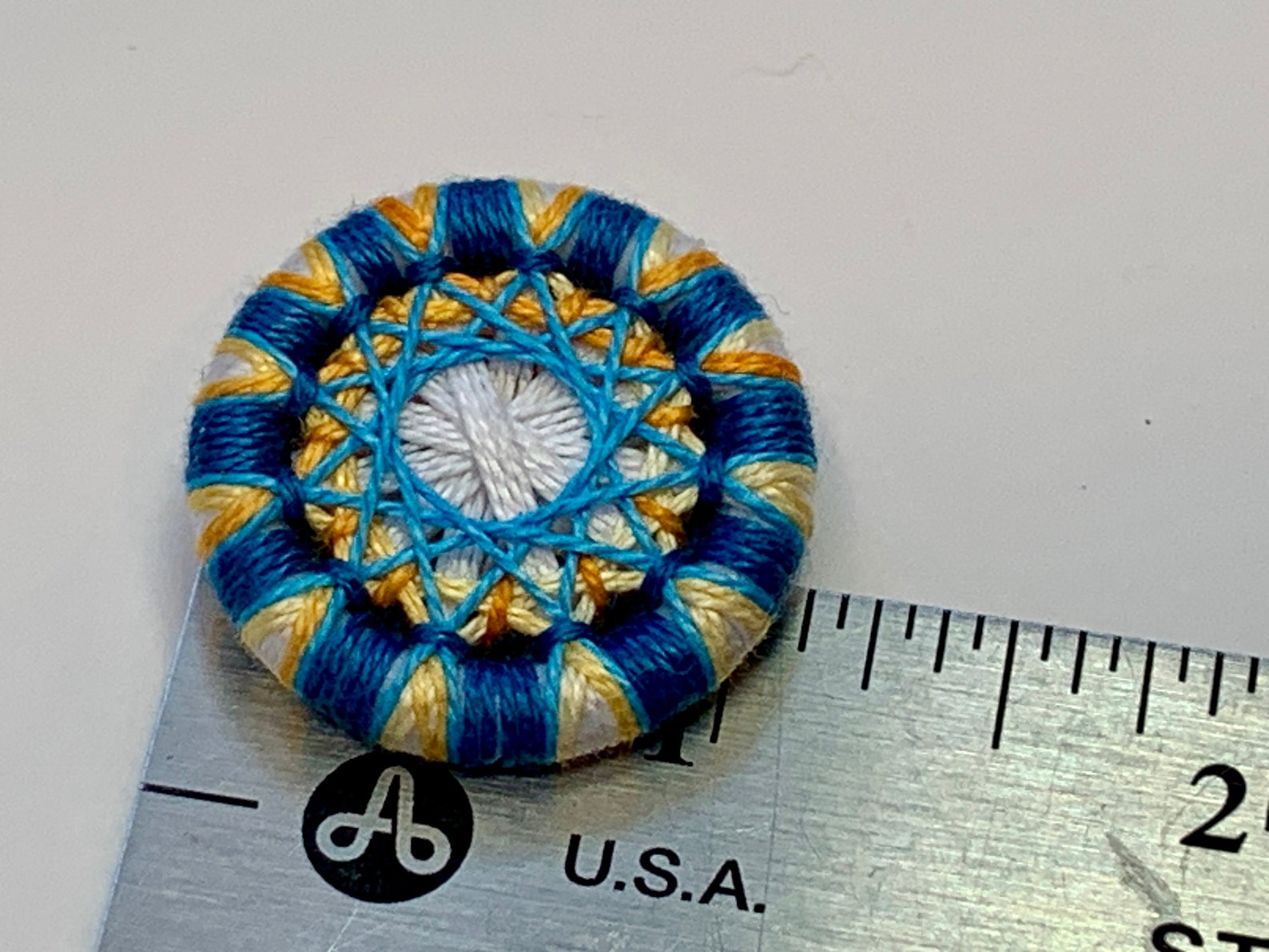 Cornflower Combo Buttons -- Set of 3 - Etsy