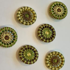Meadow One Inch Buttons -- Set of 6