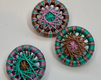 Rock Garden 3/4 Inch Buttons -- Set of 3