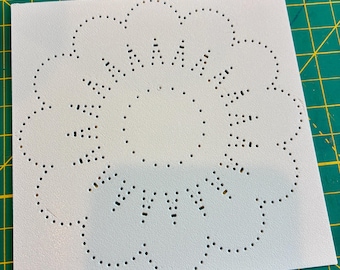 Marigold - Template ONLY for Punched Paper Embroidery