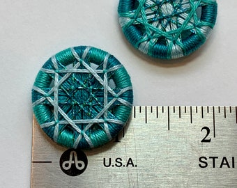 Mermaid 1-1/8 Inch Buttons - Set of 3