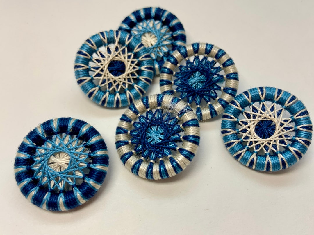 Columbia One Inch Buttons -- Set of 6 - Etsy