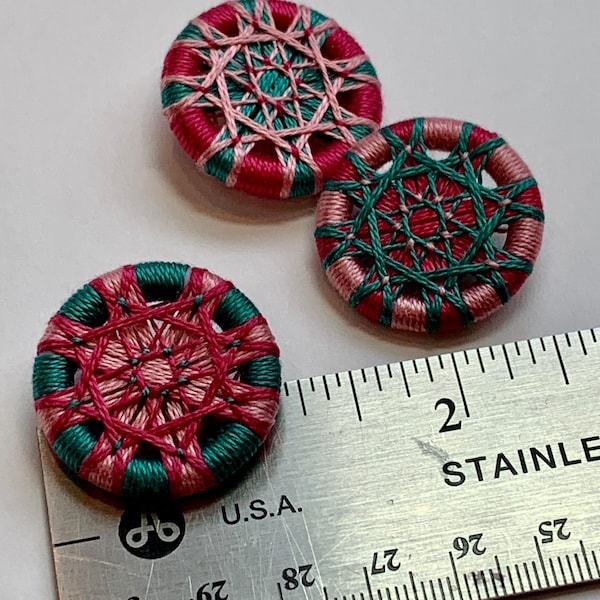 Miami 1-1/8 Inch Buttons - Set of 3