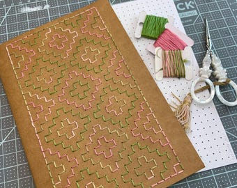 Southwest -- DIY 1/4-Inch Template and Pattern Instructions for Moleskine Soft Cover Notebooks
