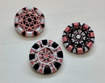 Ooh La La 1-1/8 Inch Buttons - Set of 3