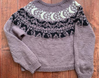 Salem witch sweater knitting pattern