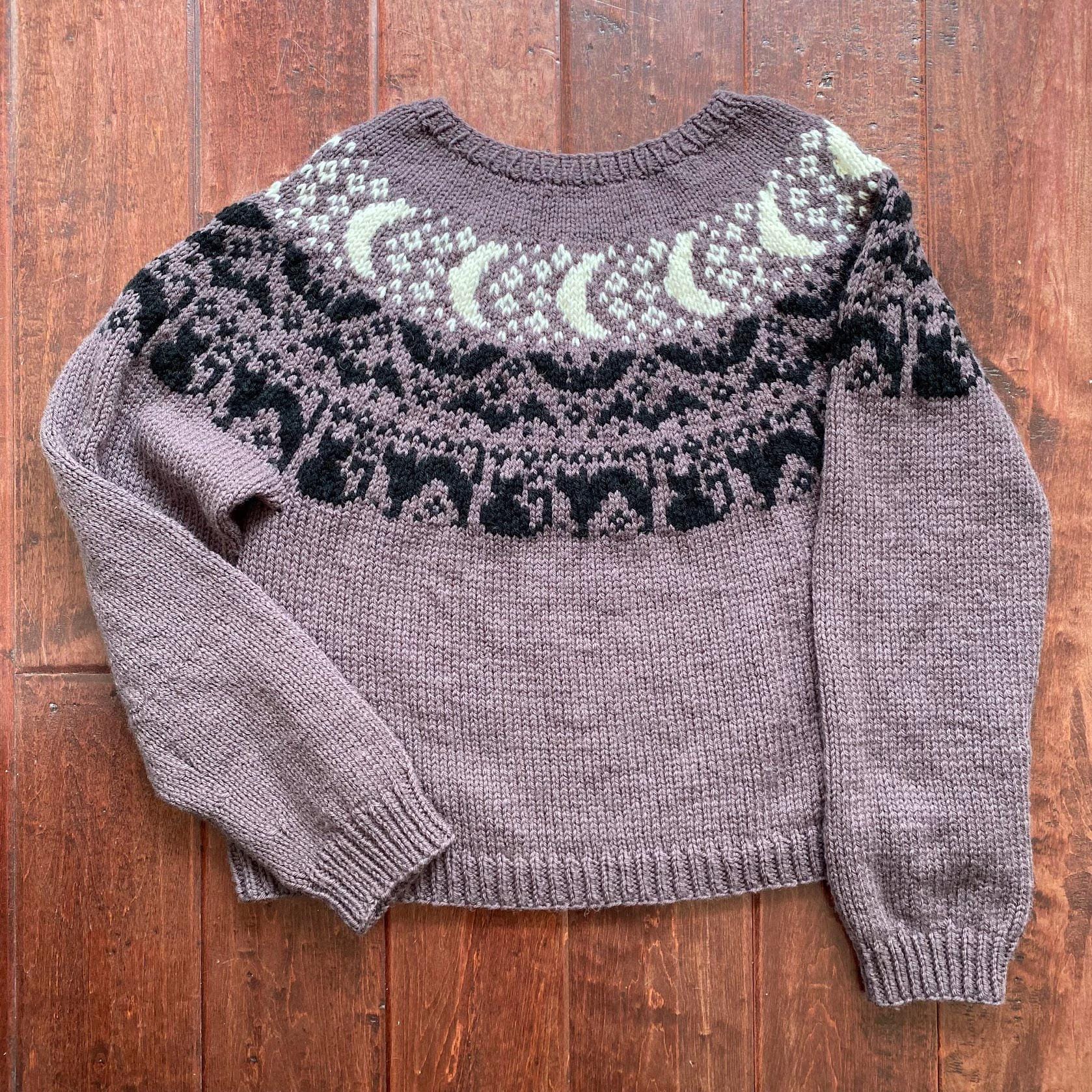 Salem Witch Sweater Knitting Pattern - Etsy