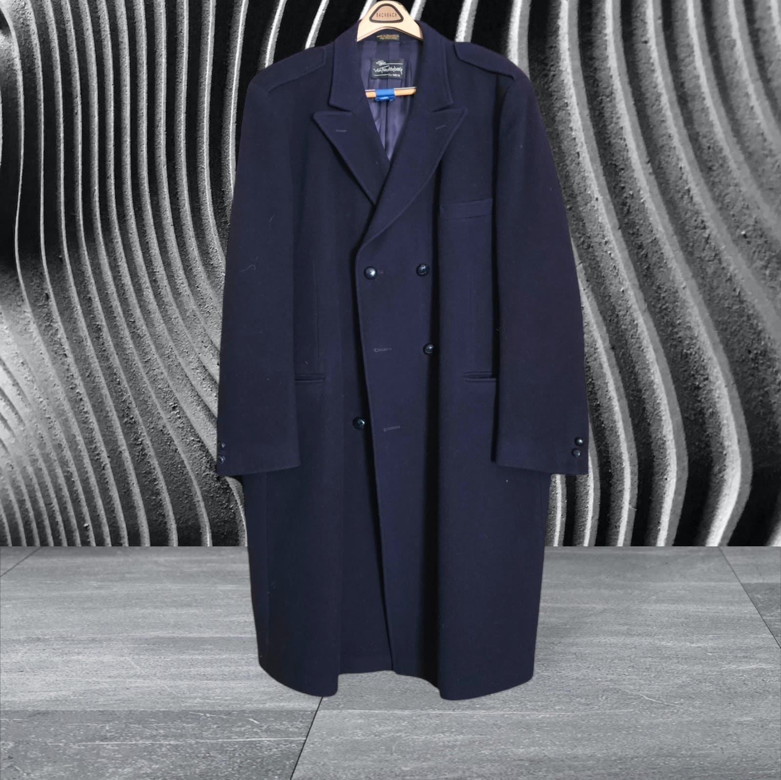 Peak Lapel Overcoat - Etsy