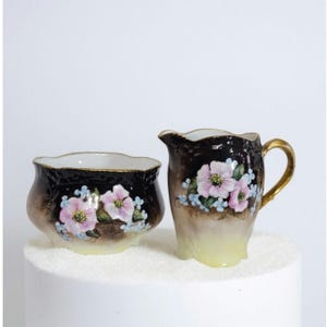 Antique Richmond Zeh Scherzer and Co Bavaria Creamer & Sugar circa 1880-1918