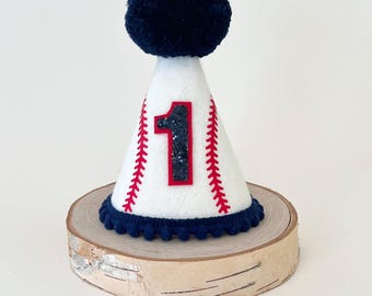 Baseball Partyhut, Baseball 1 Geburtstag, Cake Smash, Sport Thema Geburtstagshut, 1 Geburtstag