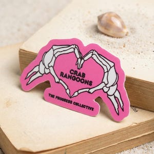 Crab Rangoon Sticker | Funny Food |  Waterproof Kindle Sticker