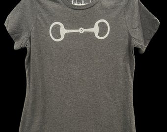 Equestrian Bit Tee: Ladies' Short Sleeve Horse Shirt