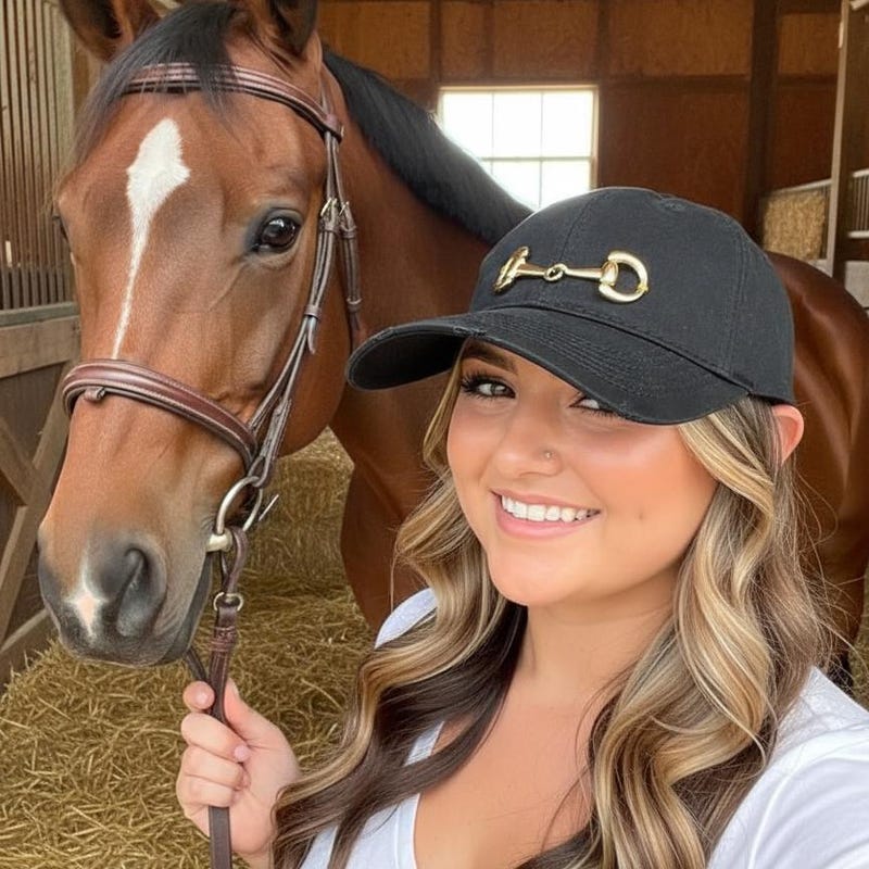 Equestrian Trucker Cap - Etsy