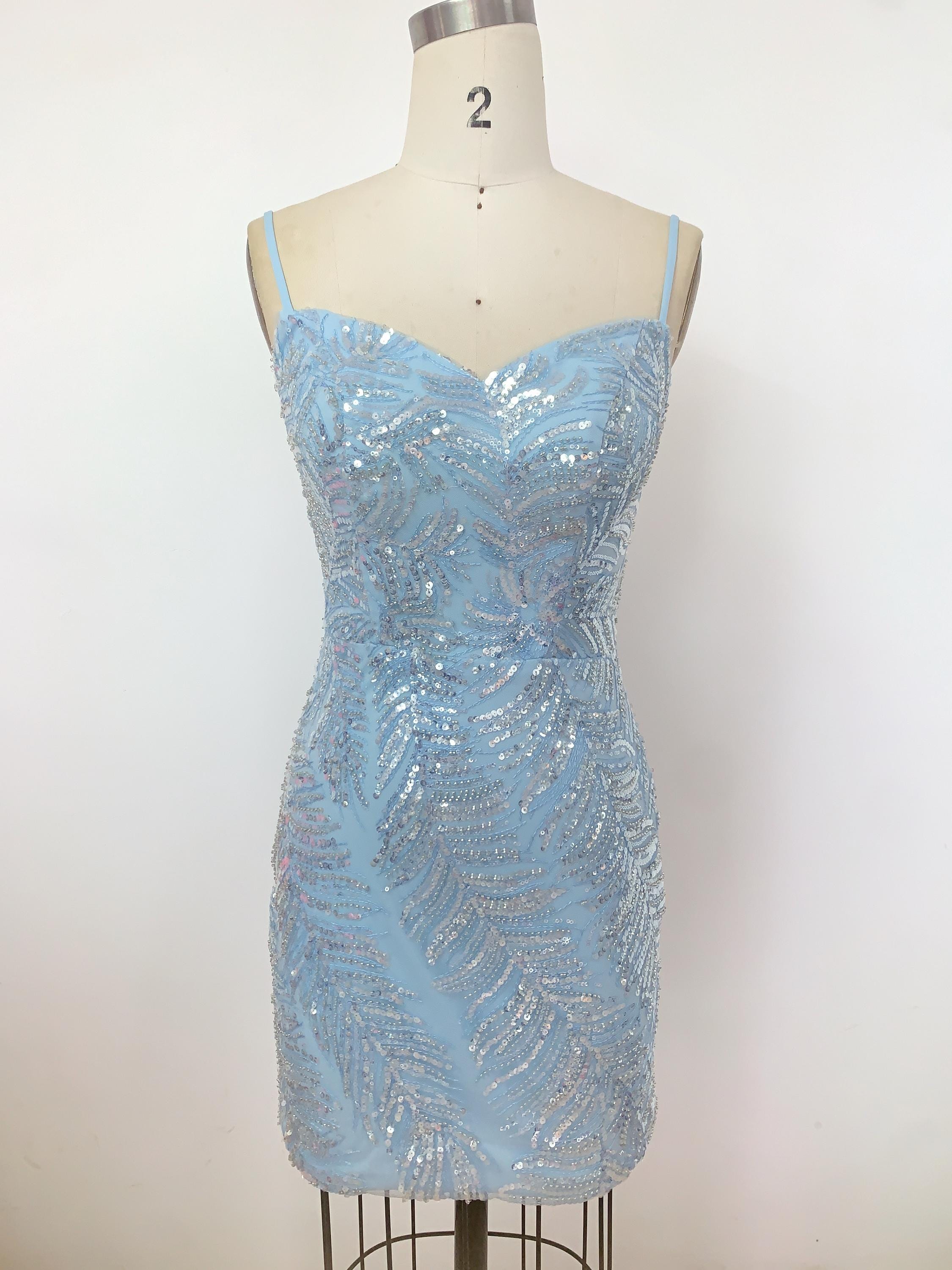 Ice Blue Dress Etsy Canada
