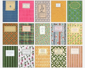 Vintage Book Covers Collection | Antique Literary Book Ephemera ATC Card for Junk Journals Scrapbooking | DIGITAL DOWNLOAD