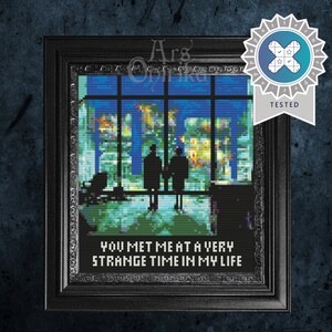 Fight Club Cross Stitch Pattern - Movie Quote Embroidery - Pixel Art Stitch - Pattern Keeper - PDF Instant Download